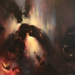 ombre de nuit (acrylique sur toie 100 x 100 cm) 2017